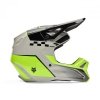 KASK MOTOCYKLOWY FOX V1 COLLECT GREY YELLOW L